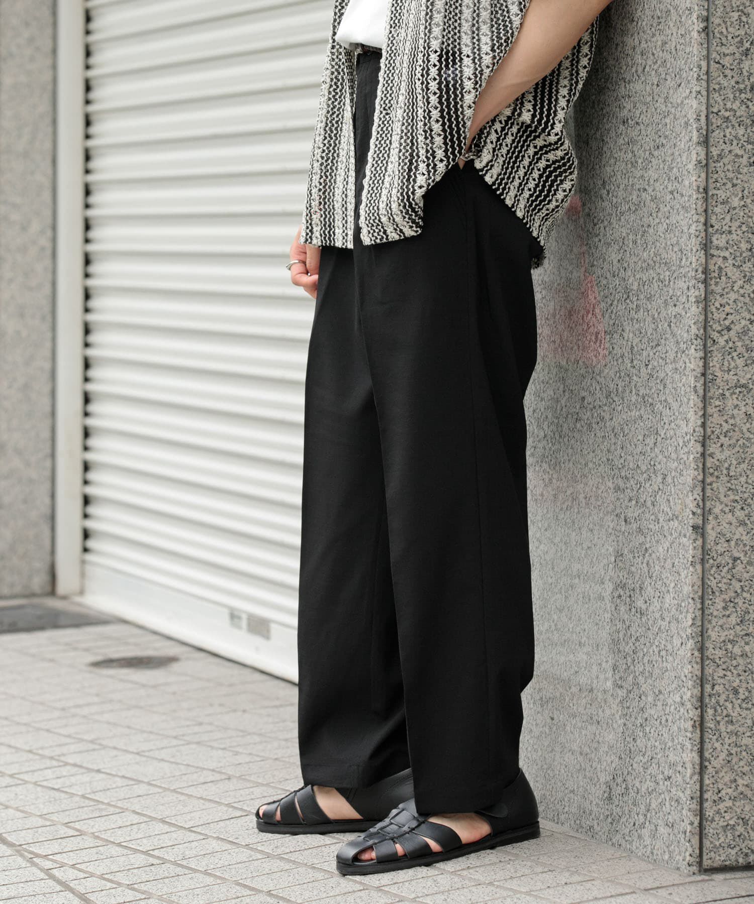 SENSE OF PLACE by URBAN RESEARCH「『セットアップ対応』 『UR TECH DRYLUXE』リネンライクテーパードパンツ」|その他|