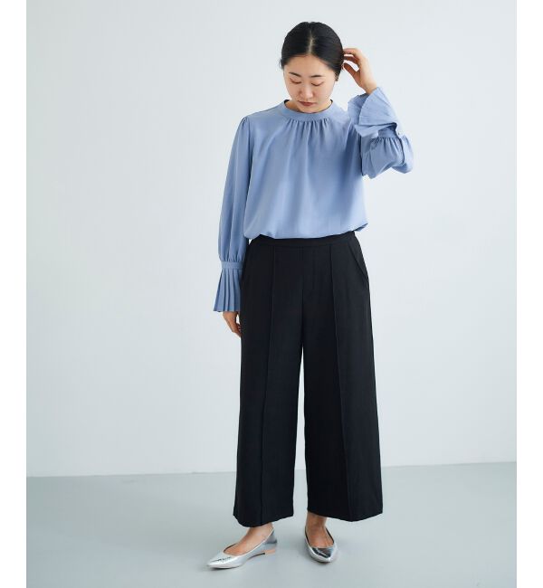 le.coeur blanc「ツイードライクワイドクロップドパンツ」|その他|