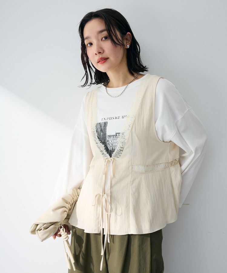 Green Parks「アソートロゴ長袖TEE」|Tシャツ・カットソー|