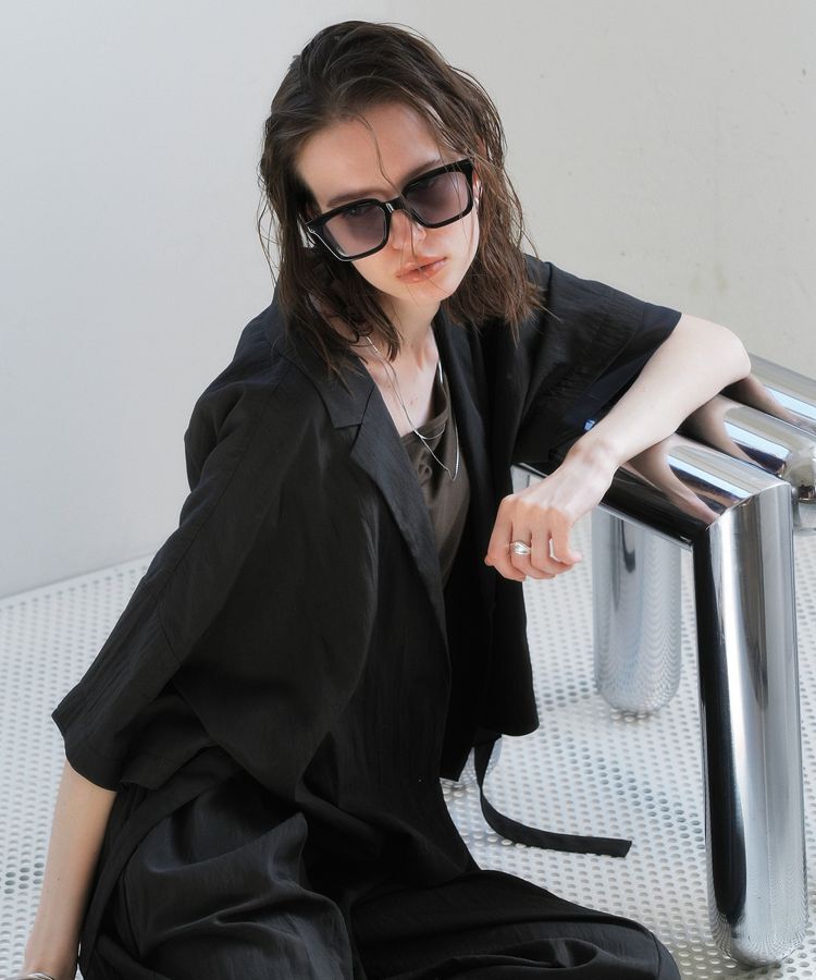Editt by YECCA VECCA「尾崎紗代子さん着用【UVカット/接触冷感/遮熱】COOL袖シアージャケット」|テーラードジャケット|