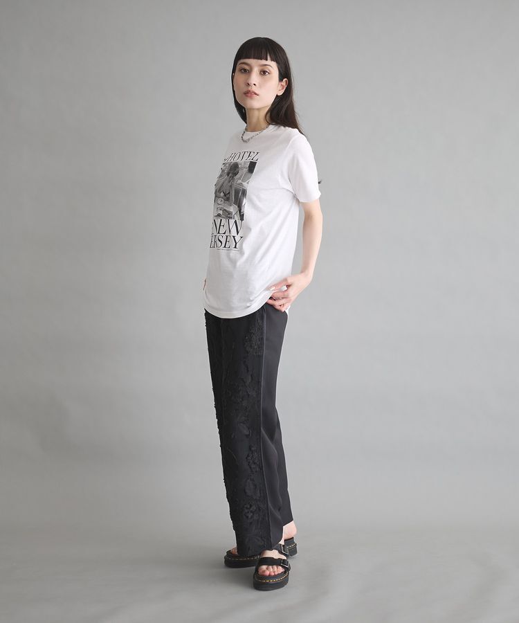 GARAGE OF GOOD CLOTHING「【日本製】異素材切り替えジャガードパンツA」|その他|