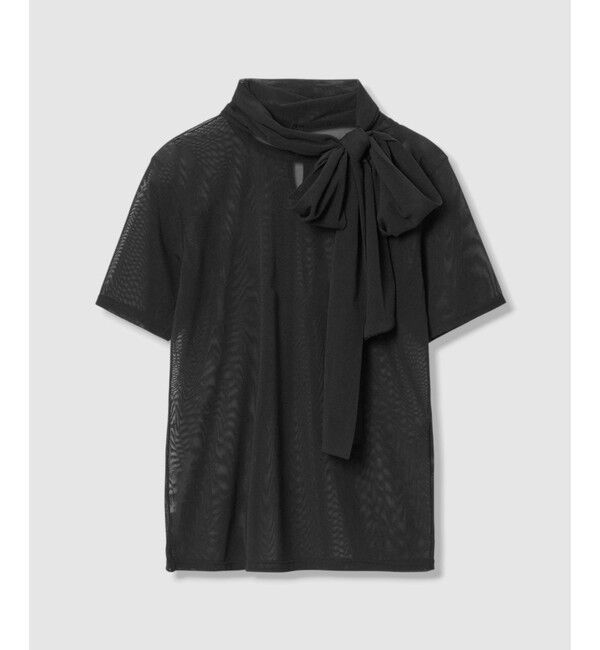 LOULOU WILLOUGHBY「【LOULOU WILLOUGHBY】ボウタイツキチュールトップス」|Tシャツ・カットソー|