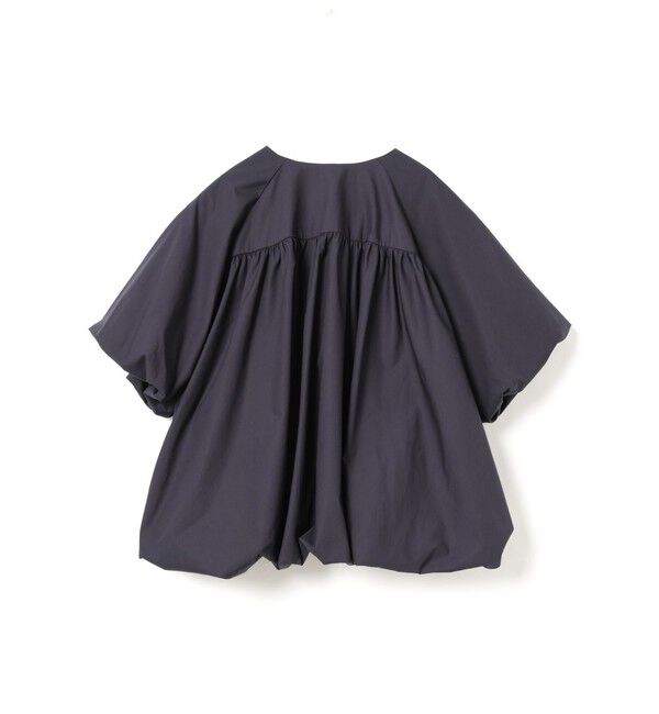 mizuiro ind「mizuiro ind バルーンノーカラーシャツ」|シャツ・ブラウス|