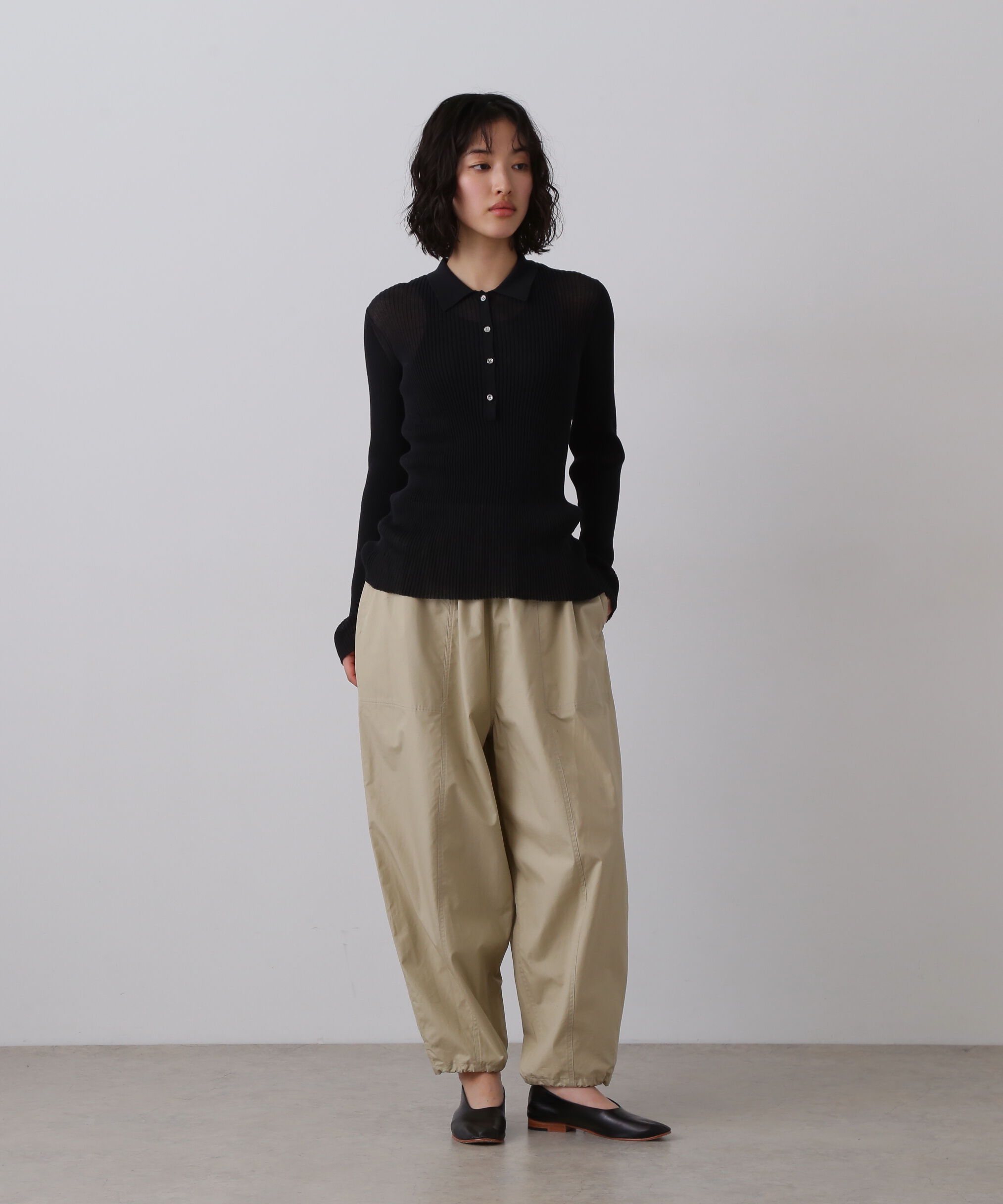 YLEVE 「YLEVE / FINX COTTON WEATHER EASY TROUSERS」|その他|カーキ