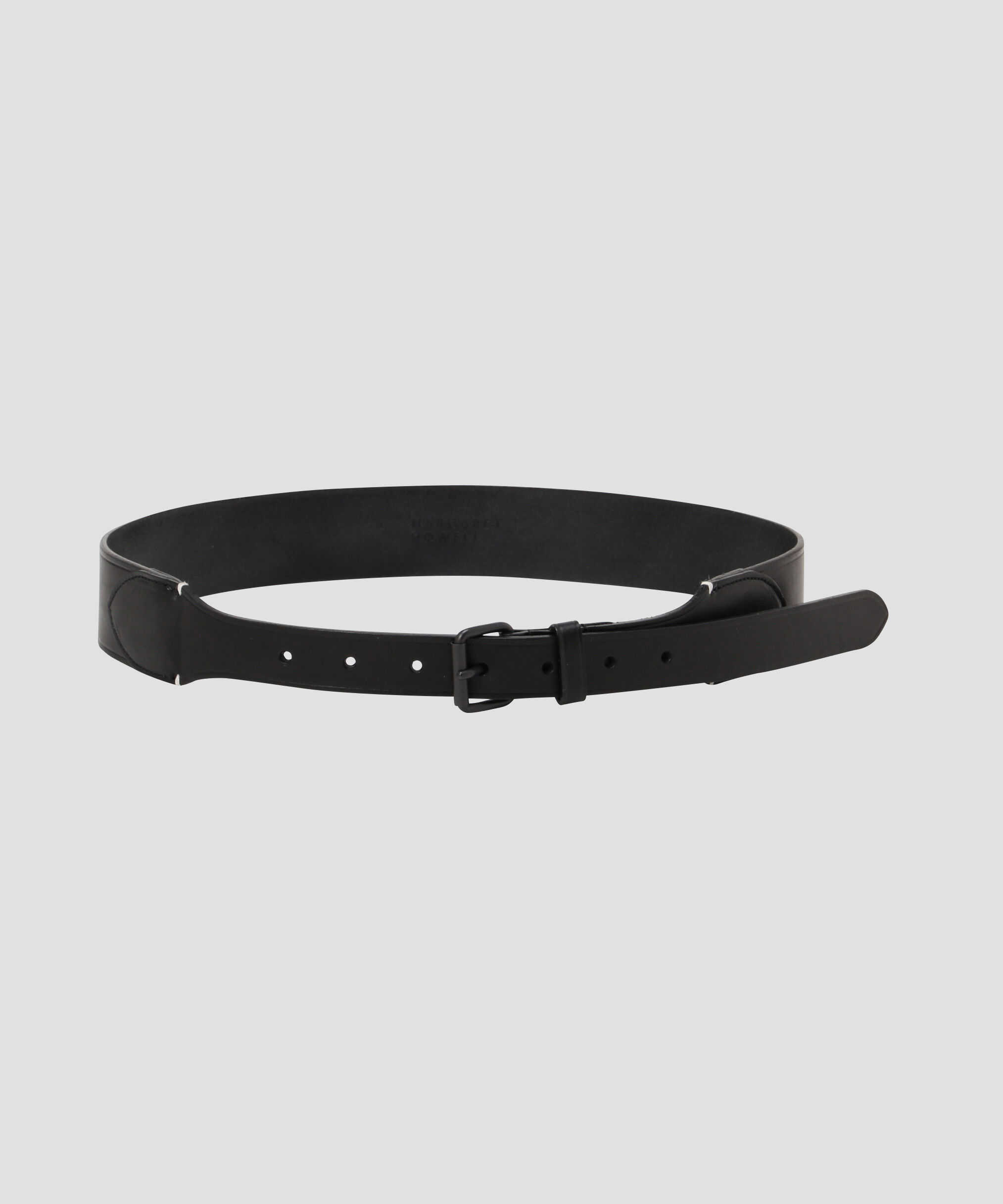  「ITALIAN SMOOTH LEATHER」|ベルト|BLACK