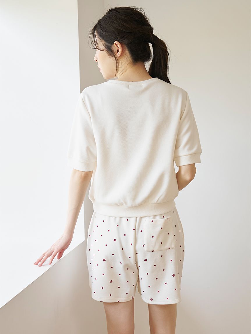 SNIDEL HOME「MEOWロゴスウェットセットアップ」|ルームウェア|