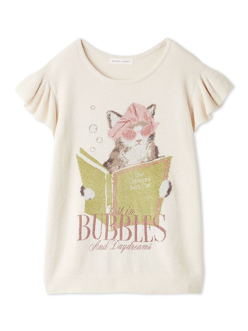 SNIDEL HOME「セレブバスキャットプルオーバー」|ルームウェア|