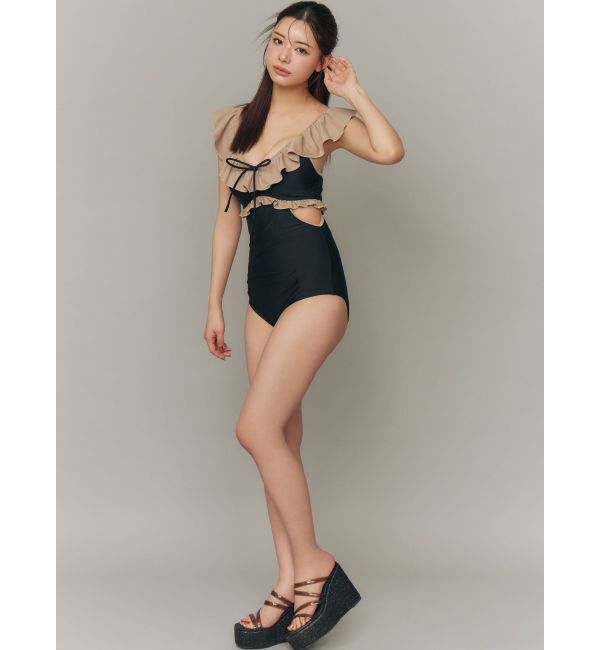 RESEXXY「【swimwear】フリルデザインワンピース」|コンビネゾン|