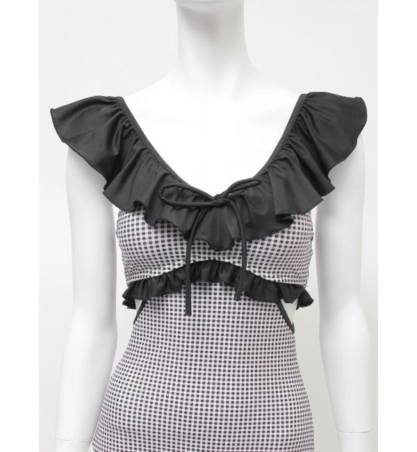 RESEXXY「【swimwear】フリルデザインワンピース」|コンビネゾン|