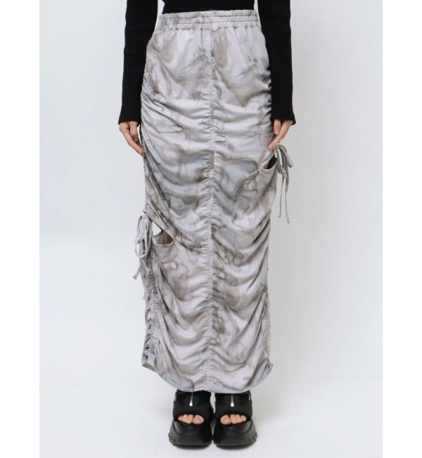 EMODA「ギャザーストリングマキシスカート」|スカート|