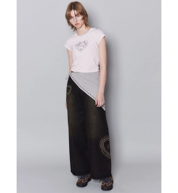 EMODA「エンブレムハートパッチTシャツ」|Tシャツ・カットソー|