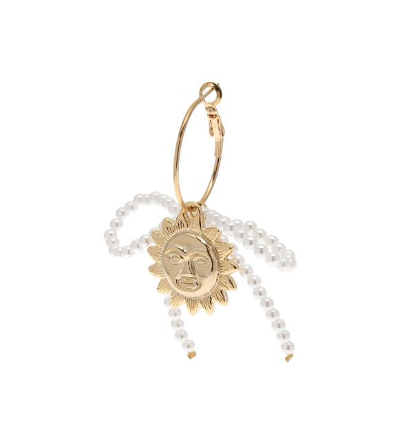 EVRIS「RIBBON SUNNY MOTIF ピアス」|ピアス|