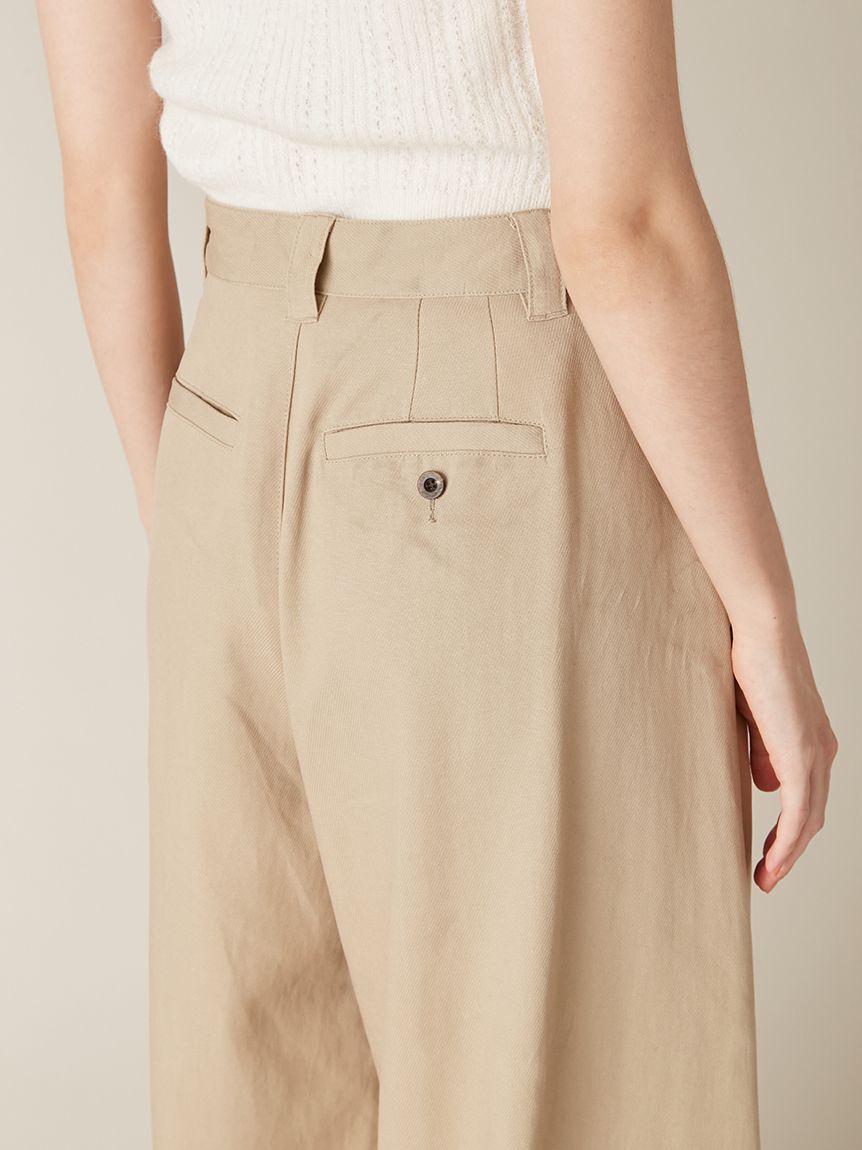 LILY BROWN「ワイドレッグタックパンツ」|その他|
