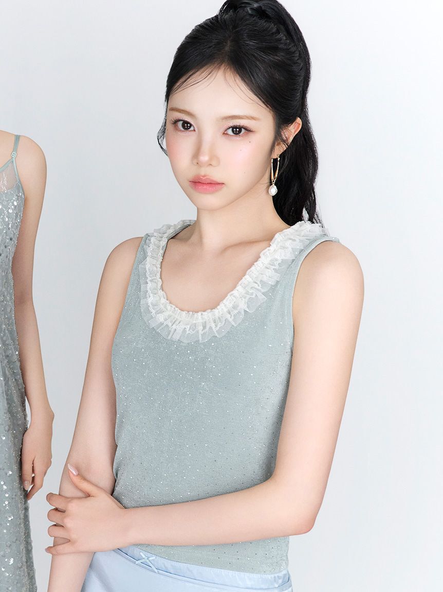 LILY BROWN「[L.B CANDY STOCK]レースタンクトップ」|タンクトップ|MNT