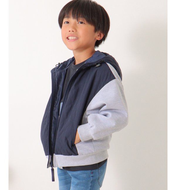 ikka kids「【親子おそろい】ブロックスジップパーカー（120~160cm）」|その他|