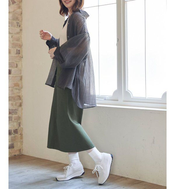 ikka「バックシャーリングシアーシャツ」|シャツ・ブラウス|