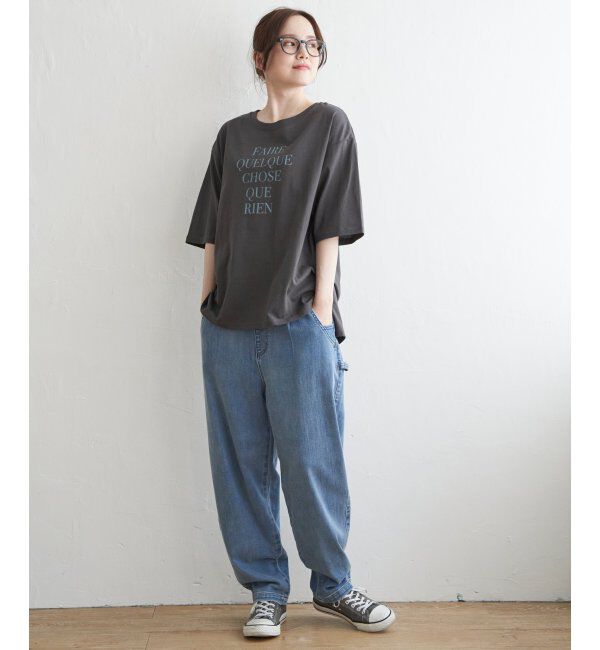 Lbc with Life「プリントロゴビッグTシャツ」|Tシャツ・カットソー|