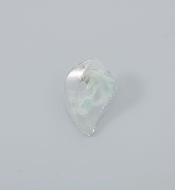 Phoebe+「【sfy】marble stone pairピアス　ブラウン&times;ブルー」|ピアス|