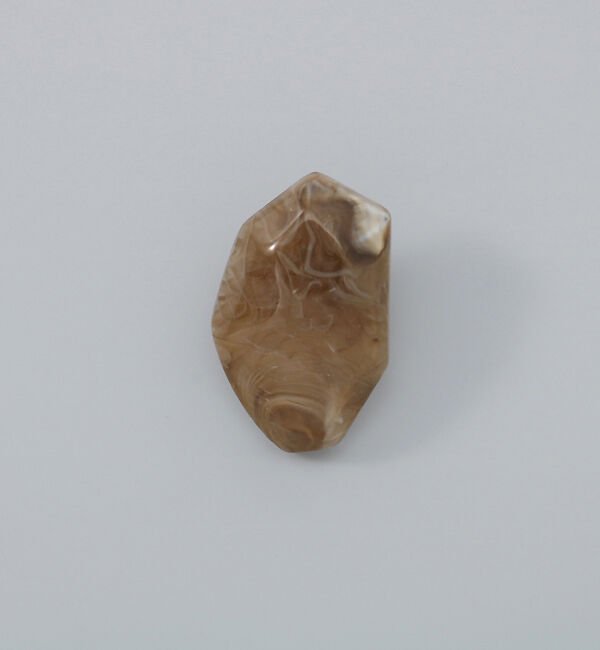Phoebe+「【sfy】marble stone pairピアス　ブラウン&times;ブルー」|ピアス|