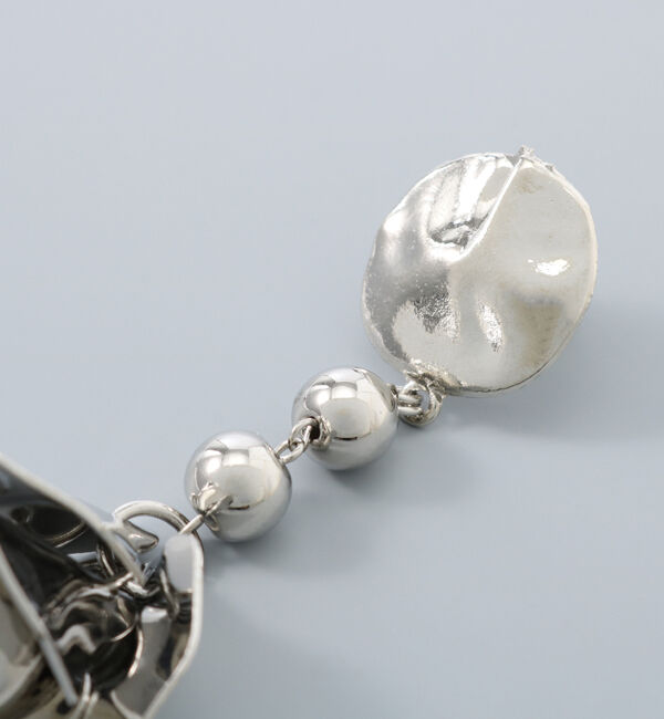 Phoebe+「【sfy】metallic pedalピアス　シルバー」|ピアス|