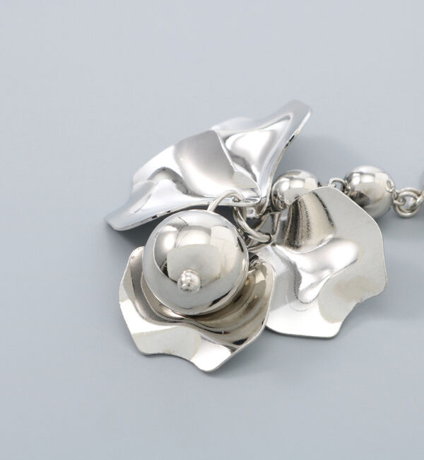 Phoebe+「【sfy】metallic pedalピアス　シルバー」|ピアス|