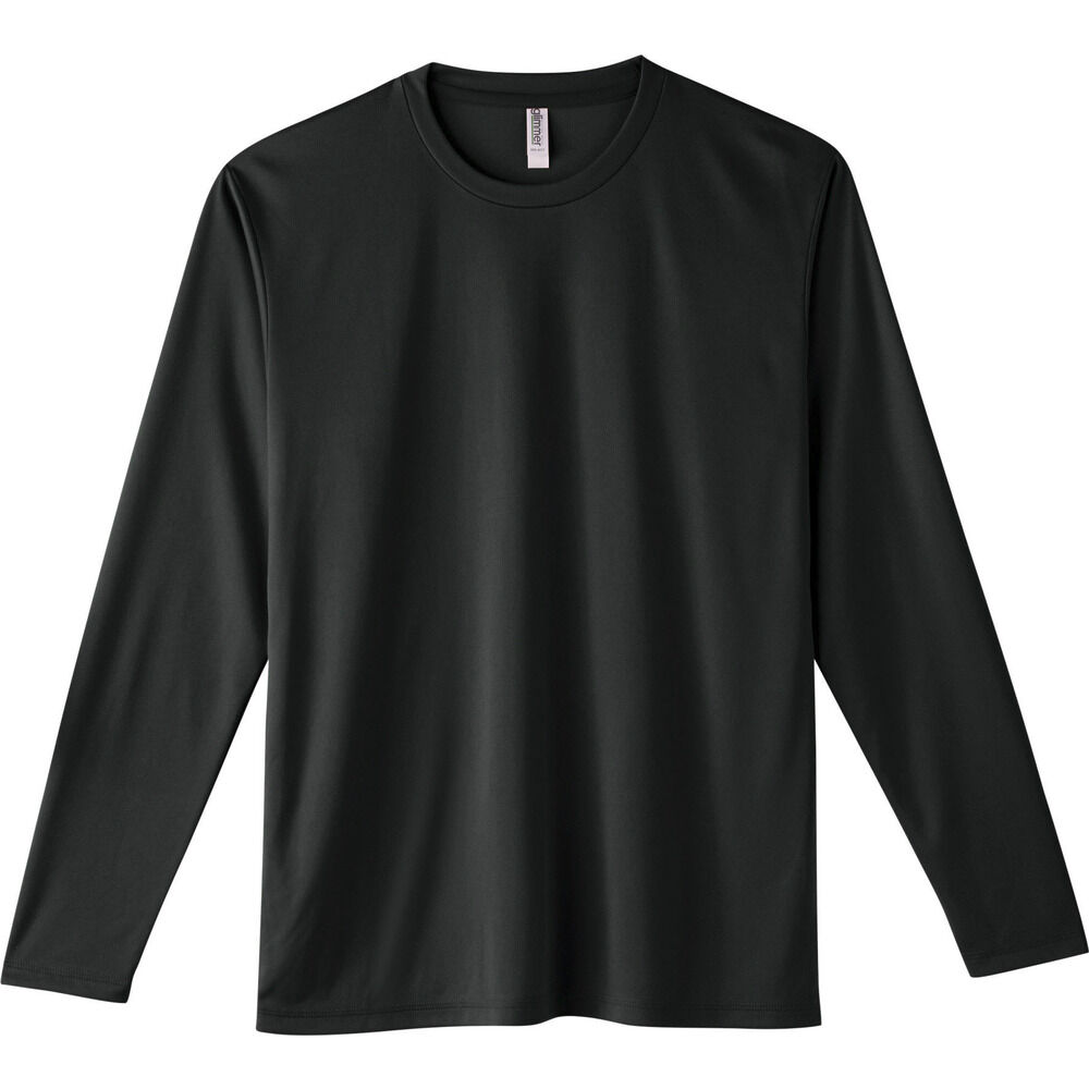 BACKYARD FAMILY「長袖tシャツ メンズ 大きいサイズ 通販 長袖Tシャツ カットソー レディース 3L 大きいサイズ」|Tシャツ・カットソー|ブラック1