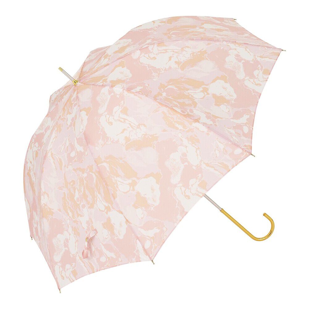 BACKYARD FAMILY「ニフティカラーズ 長傘 通販 nifty colors 傘 レディース 手開き 58cm 雨傘」|傘|ピンク1