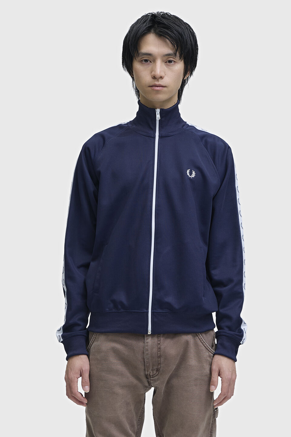 FRED PERRY 「Taped Track Jacket／フレッドペリートラックジャケット」|スウェット・ジャージ|