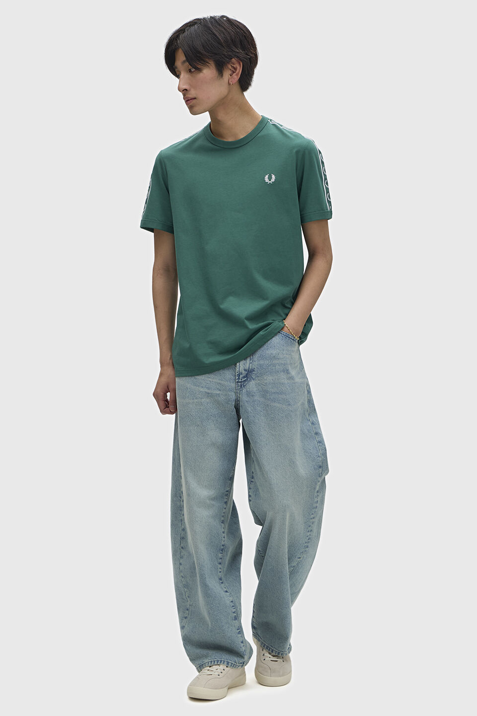 FRED PERRY 「Contrast Tape Ringer T-Shirt／コントラストテープリンガーTシャツ」|Tシャツ・カットソー|