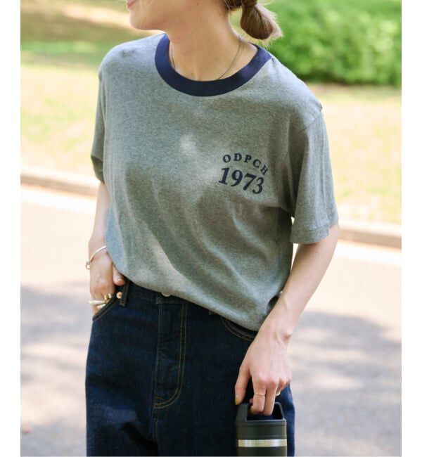 OUTDOOR PRODUCTS Usual Things「Rational Girl コットンフライスリンガーTEE」|Tシャツ・カットソー|