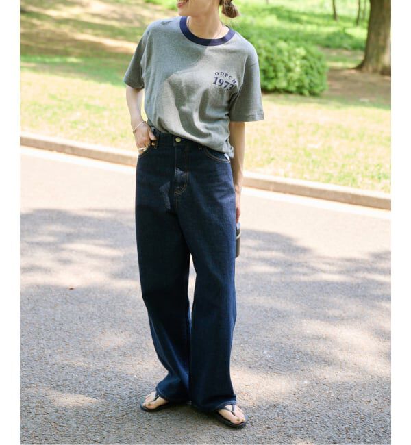OUTDOOR PRODUCTS Usual Things「Rational Girl コットンフライスリンガーTEE」|Tシャツ・カットソー|