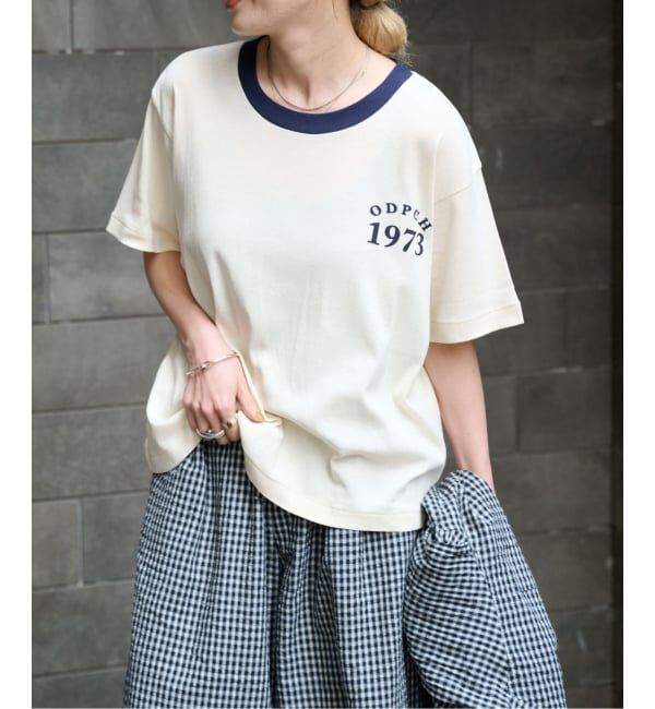 OUTDOOR PRODUCTS Usual Things「Rational Girl コットンフライスリンガーTEE」|Tシャツ・カットソー|
