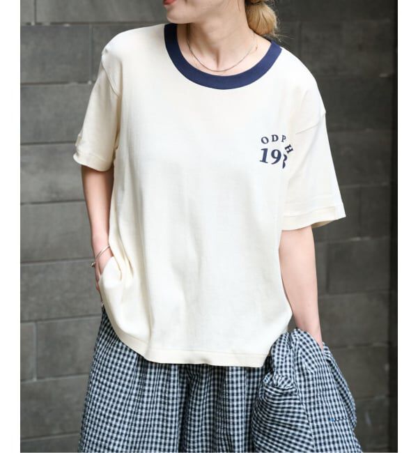 OUTDOOR PRODUCTS Usual Things「Rational Girl コットンフライスリンガーTEE」|Tシャツ・カットソー|