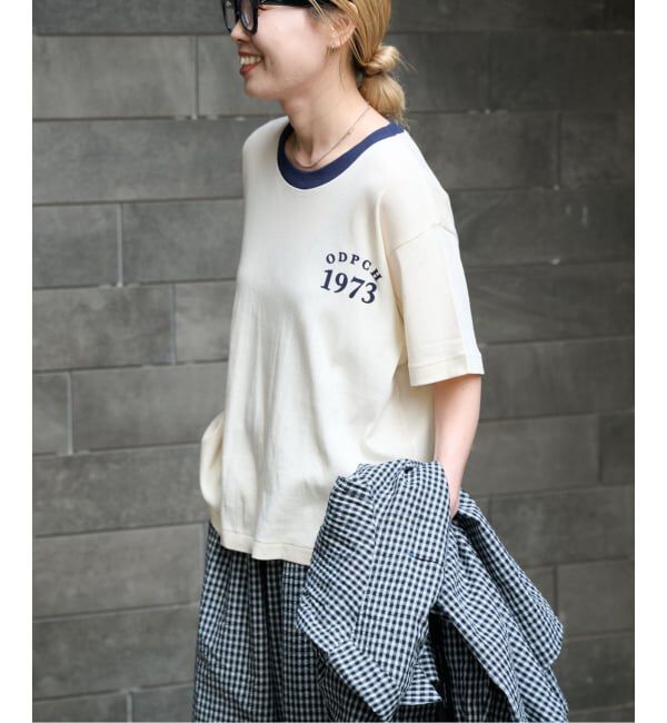 OUTDOOR PRODUCTS Usual Things「Rational Girl コットンフライスリンガーTEE」|Tシャツ・カットソー|