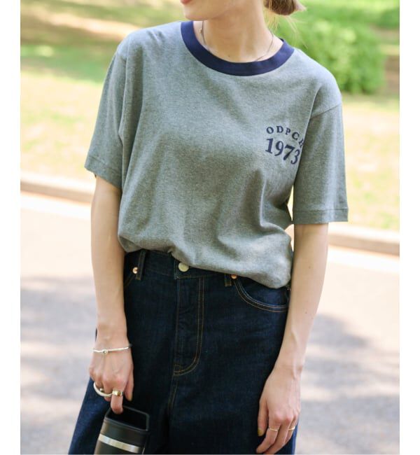 OUTDOOR PRODUCTS Usual Things「Rational Girl コットンフライスリンガーTEE」|Tシャツ・カットソー|