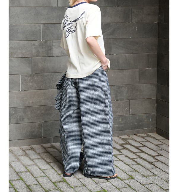 OUTDOOR PRODUCTS Usual Things「Rational Girl コットンフライスリンガーTEE」|Tシャツ・カットソー|