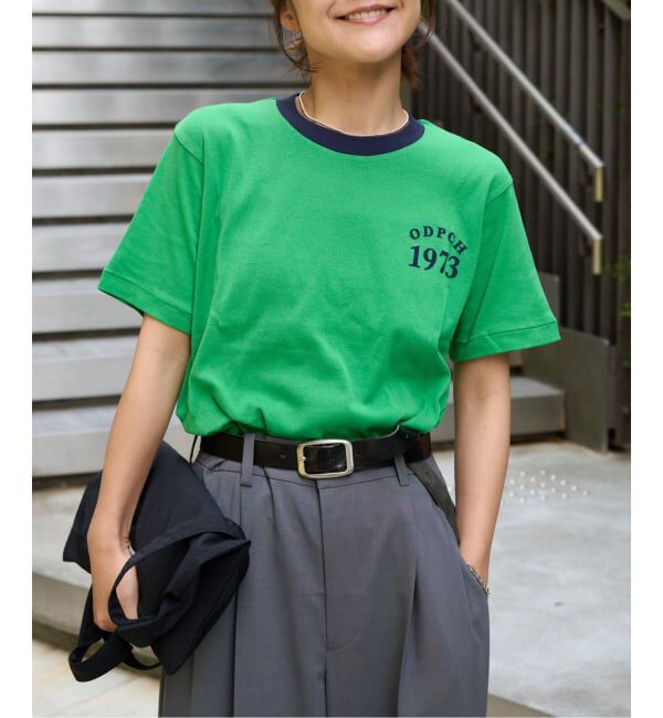 OUTDOOR PRODUCTS Usual Things「Rational Girl コットンフライスリンガーTEE」|Tシャツ・カットソー|