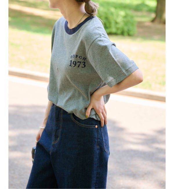 OUTDOOR PRODUCTS Usual Things「Rational Girl コットンフライスリンガーTEE」|Tシャツ・カットソー|