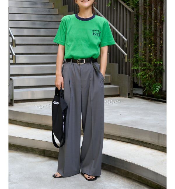 OUTDOOR PRODUCTS Usual Things「Rational Girl コットンフライスリンガーTEE」|Tシャツ・カットソー|