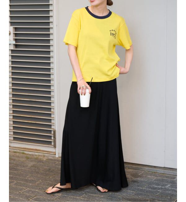 OUTDOOR PRODUCTS Usual Things「Rational Girl コットンフライスリンガーTEE」|Tシャツ・カットソー|