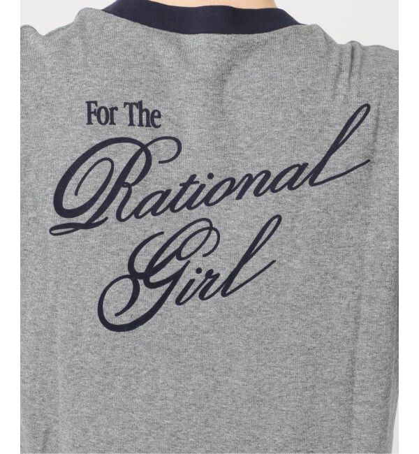 OUTDOOR PRODUCTS Usual Things「Rational Girl コットンフライスリンガーTEE」|Tシャツ・カットソー|