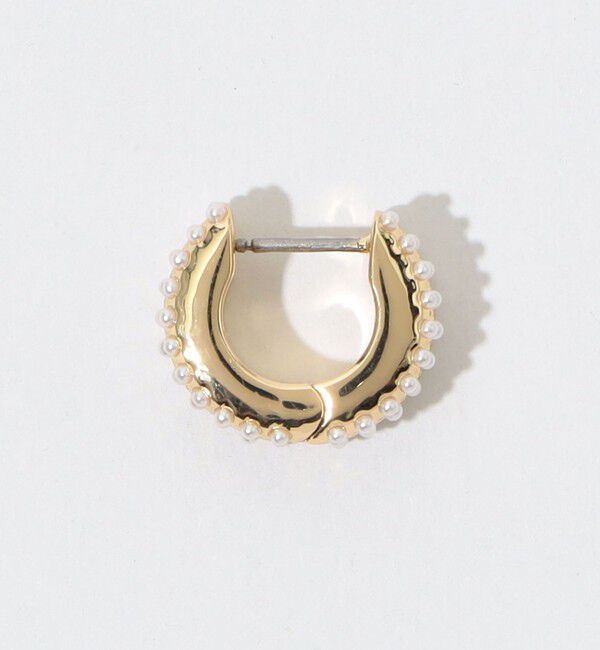 TOMORROWLAND GOODS「Kenneth Jay Lane Pearl Pave Huggies ピアス」|ピアス|
