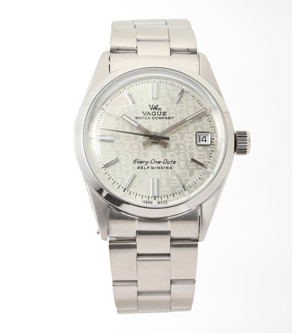 HIROB「《予約》VAGUE WATCH CO. Every-One-Date Silver」|腕時計|