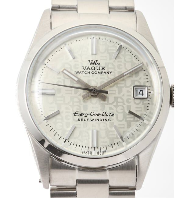HIROB「《予約》VAGUE WATCH CO. Every-One-Date Silver」|腕時計|