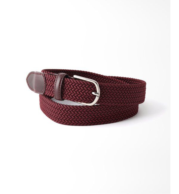 EDIFICE「EDIFICE メッシュ ベルト MADE IN ITALY」|ベルト|レッド