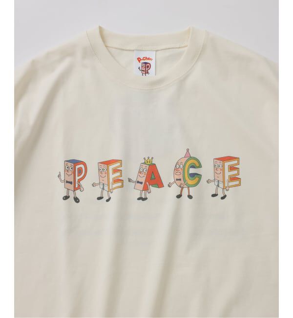 JOURNAL STANDARD relume「Pちゃん / アルファベッツ "PEACE" アルファベット Tシャツ」|Tシャツ・カットソー|