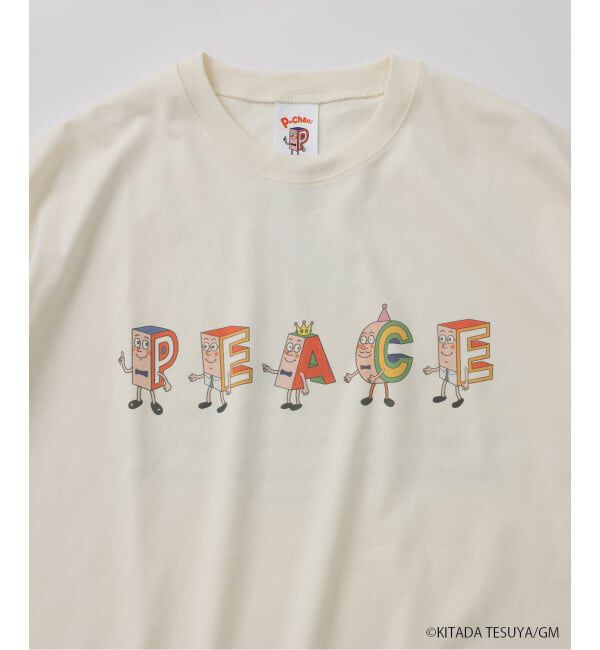 JOURNAL STANDARD relume「Pちゃん / アルファベッツ "PEACE" アルファベット Tシャツ」|Tシャツ・カットソー|