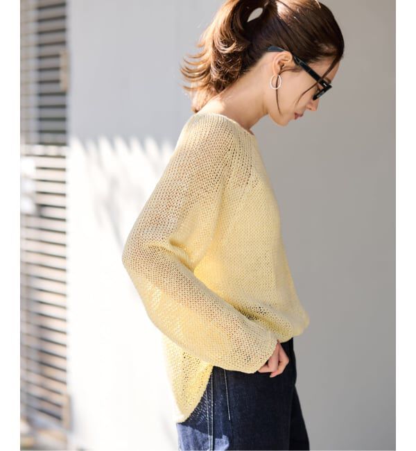 FRAMeWORK「≪新色 / 追加≫LINEN CORD ニット」|ニット・セーター|