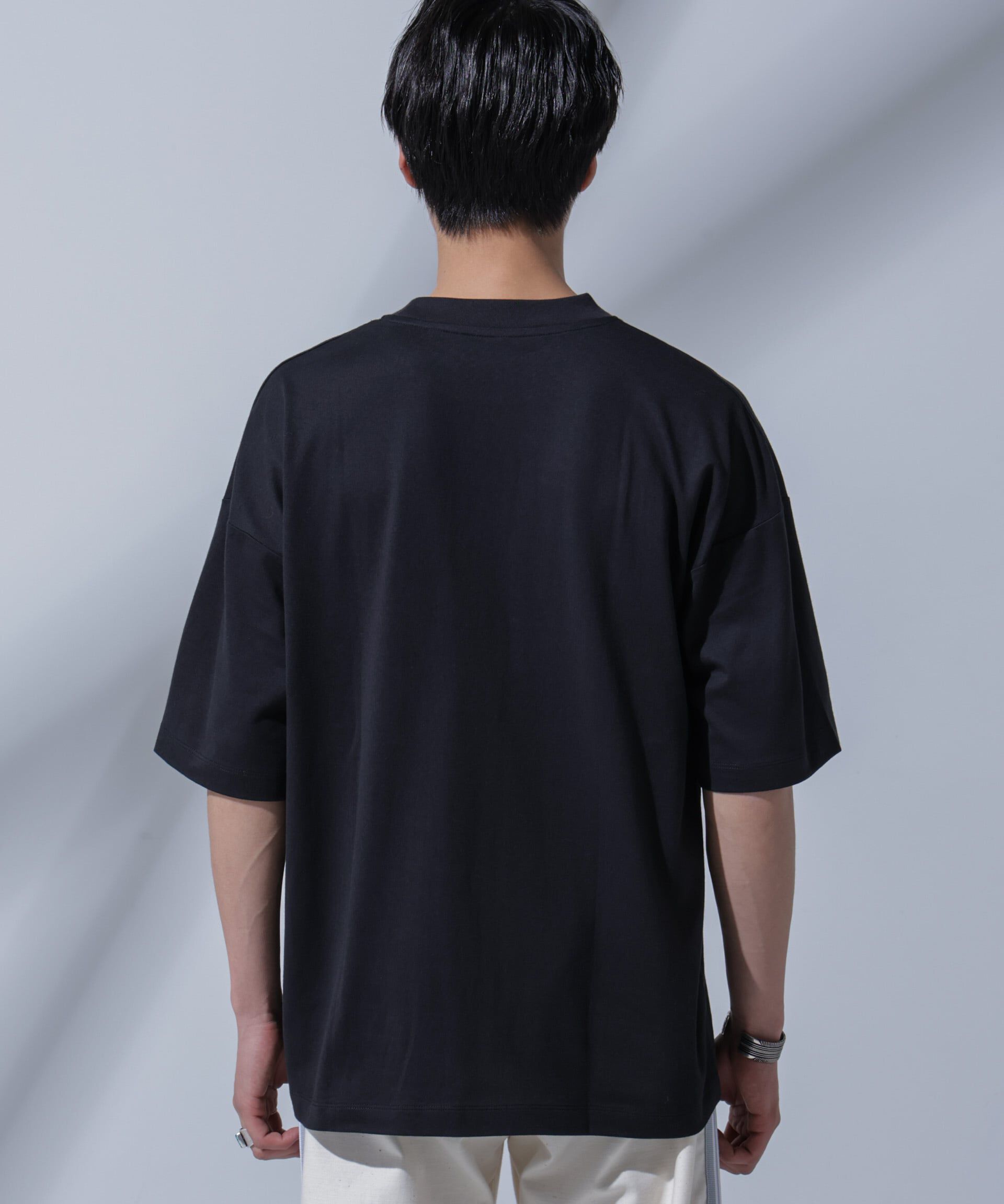 nano･universe「Anti Soaked(R)汗染み防止 クルーネックビッグT」|Tシャツ・カットソー|