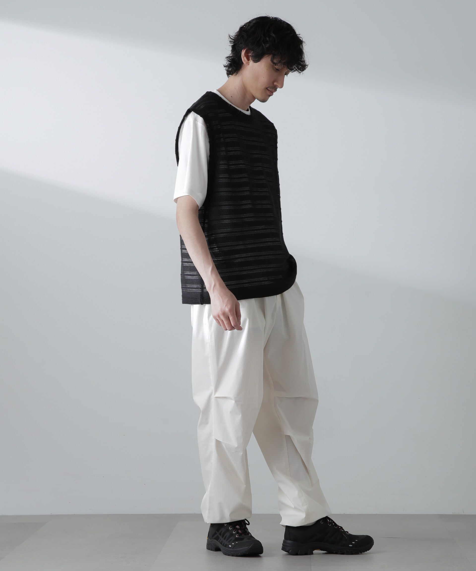 nano･universe「かぎ針アンサンブルTシャツ」|Tシャツ・カットソー|
